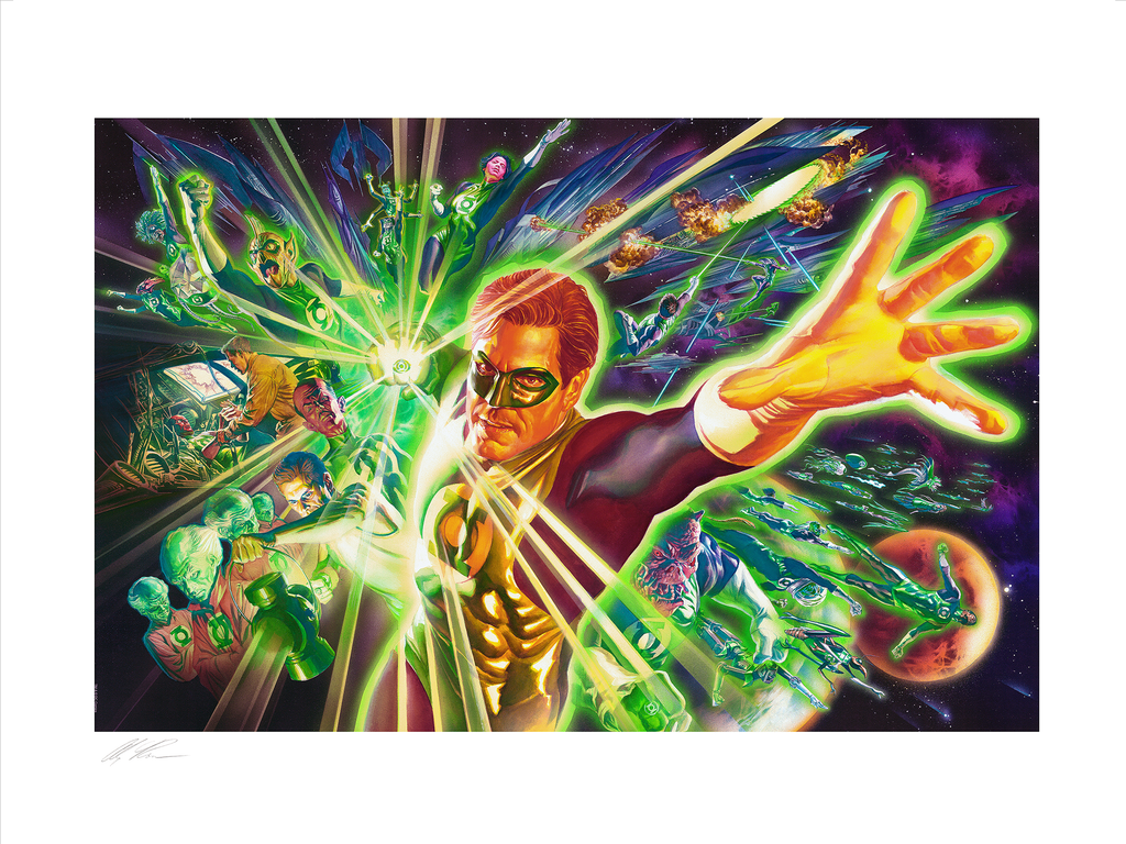 The Green Lantern Corps DC Green Lantern Sinestro Art Print