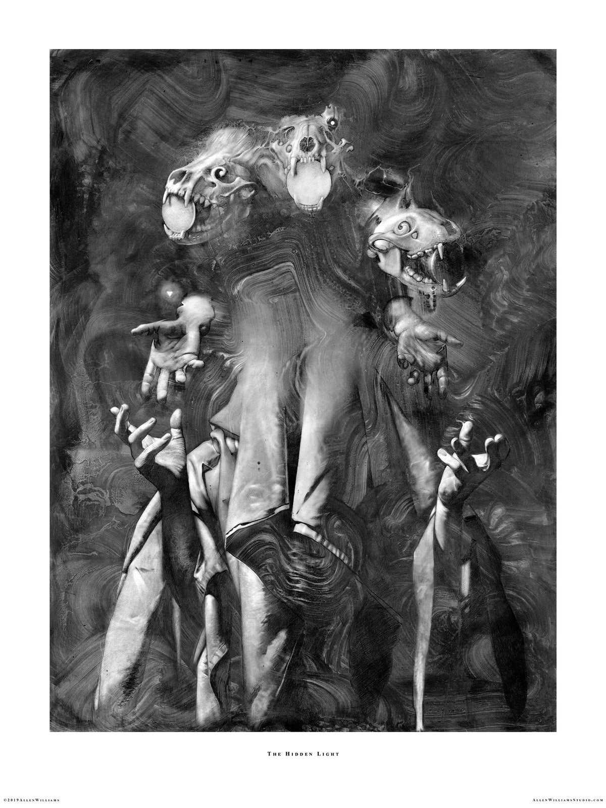 The Hidden Light Allen Williams Art Print