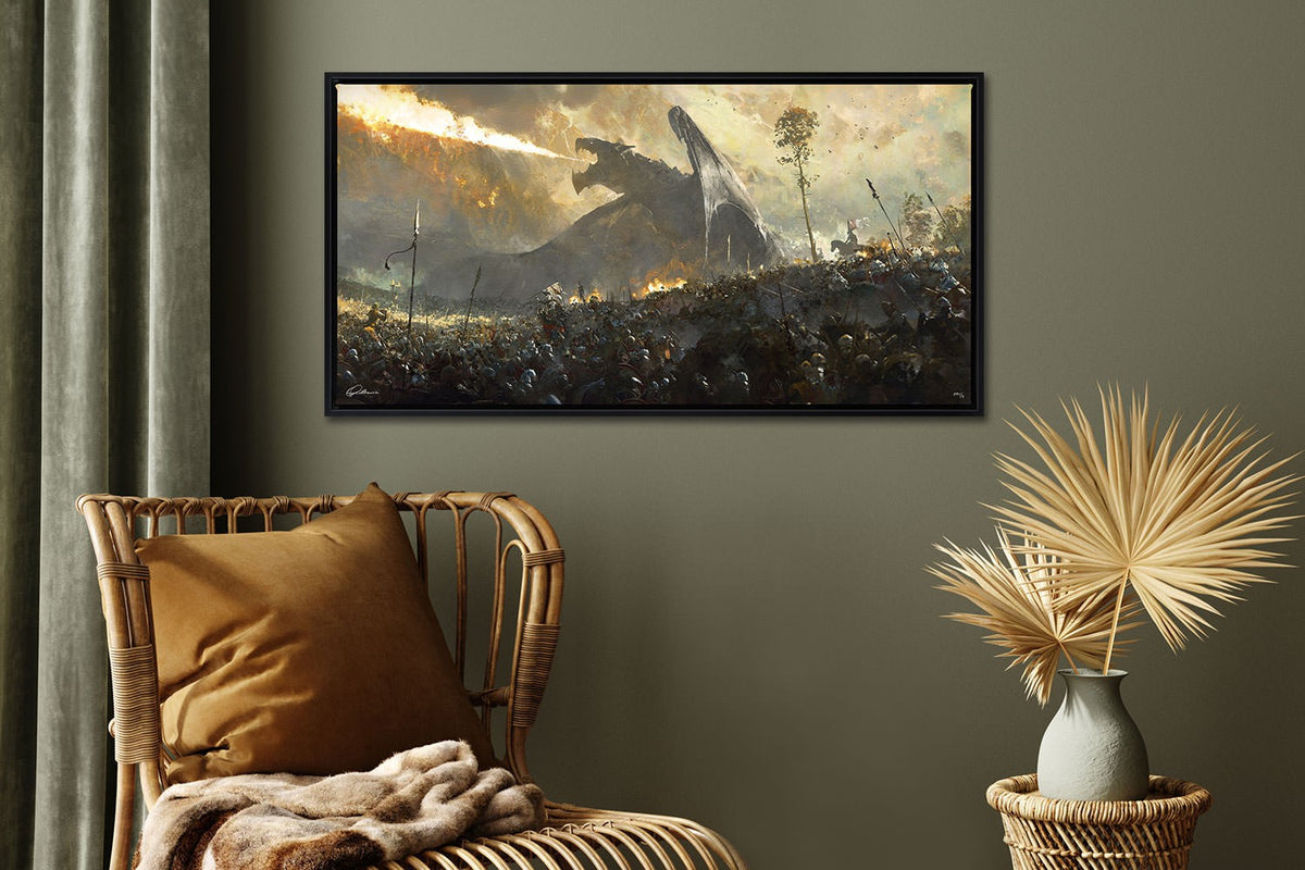 The Last One Greg Rutkowski Dragon Art Print