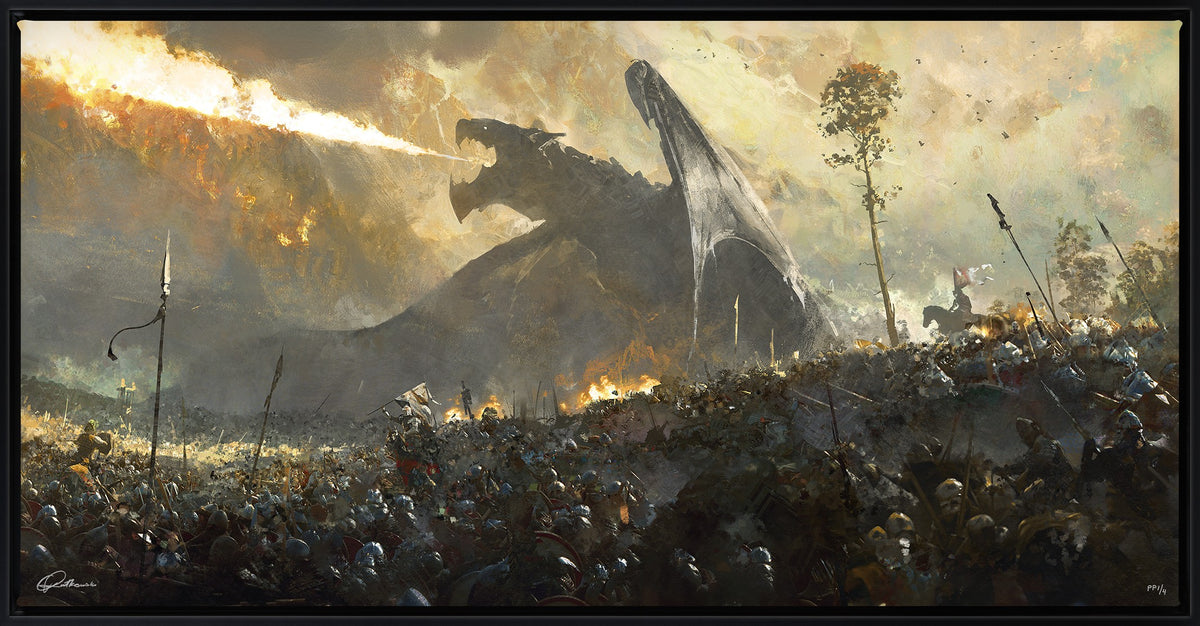 The Last One Greg Rutkowski Dragon Art Print