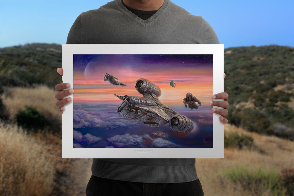 The Mandalorian - The Escort Star Wars The Mandalorian The Child Art Print