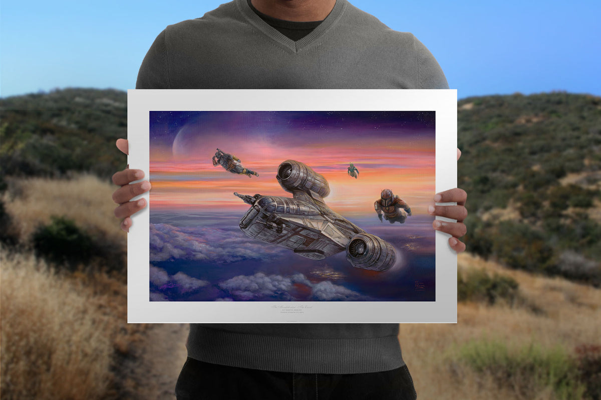 The Mandalorian - The Escort Star Wars The Mandalorian The Child Art Print