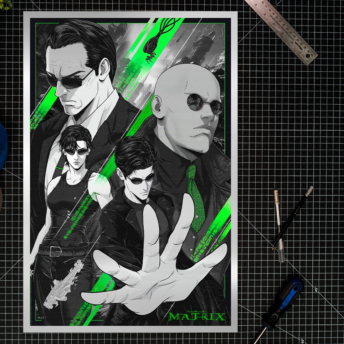 The Matrix: Free Your Mind Neo Trinity Morpheus Movie Poster