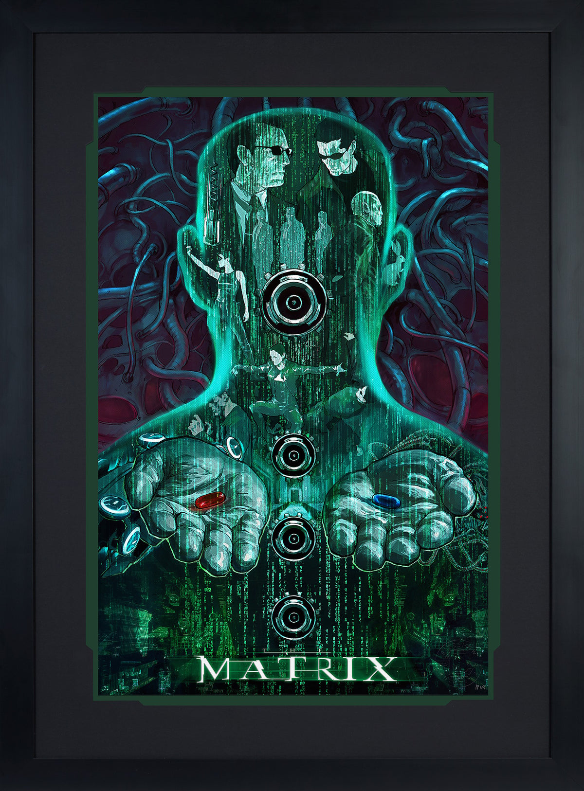 The Matrix Neo Trinity Morpheus Movie Poster