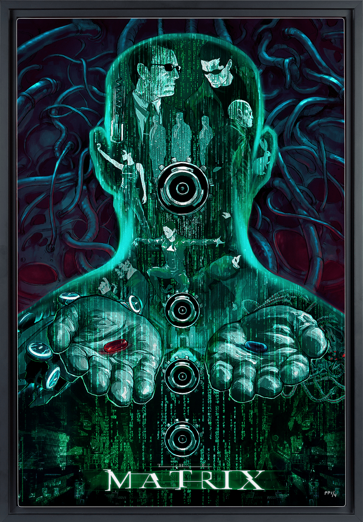 The Matrix Neo Trinity Morpheus Movie Poster