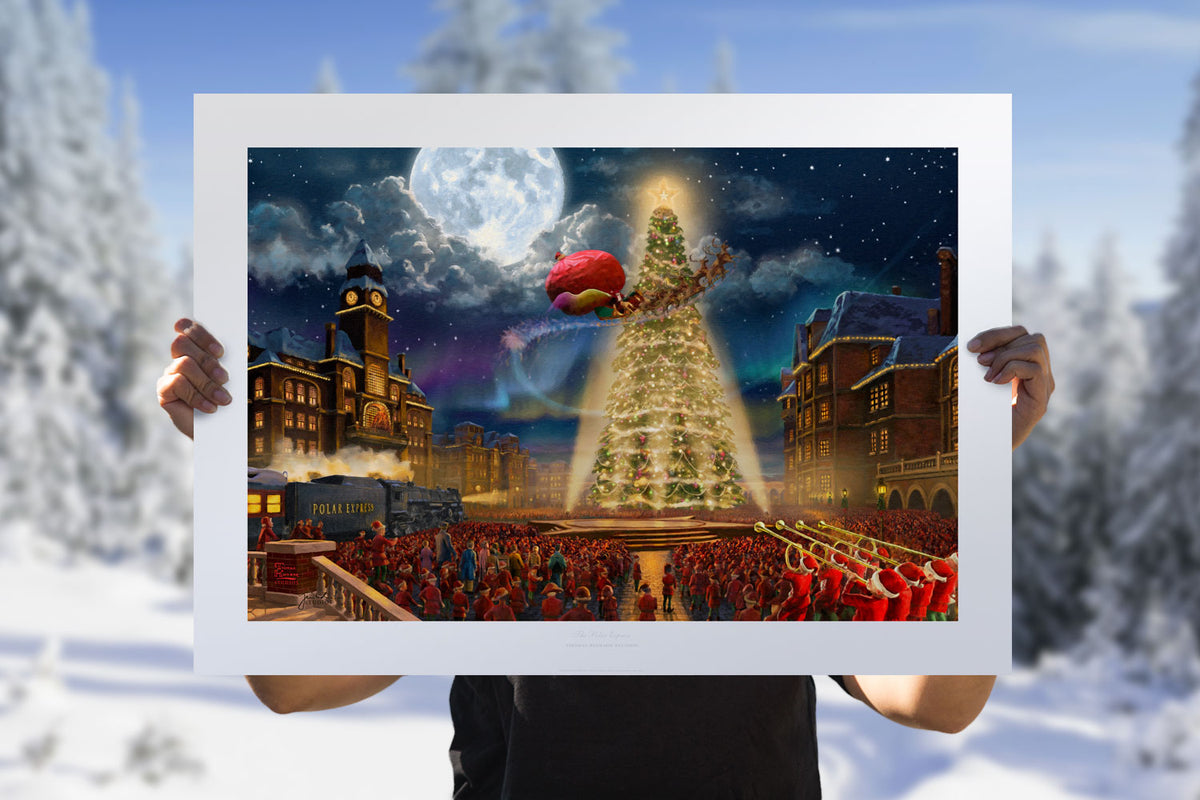 The Polar Express Santa Claus Art Print