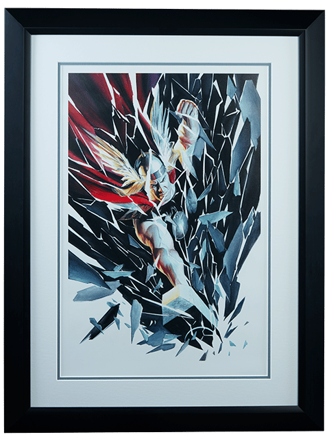 Thor Shattered Marvel Thor (Marvel) Art Print