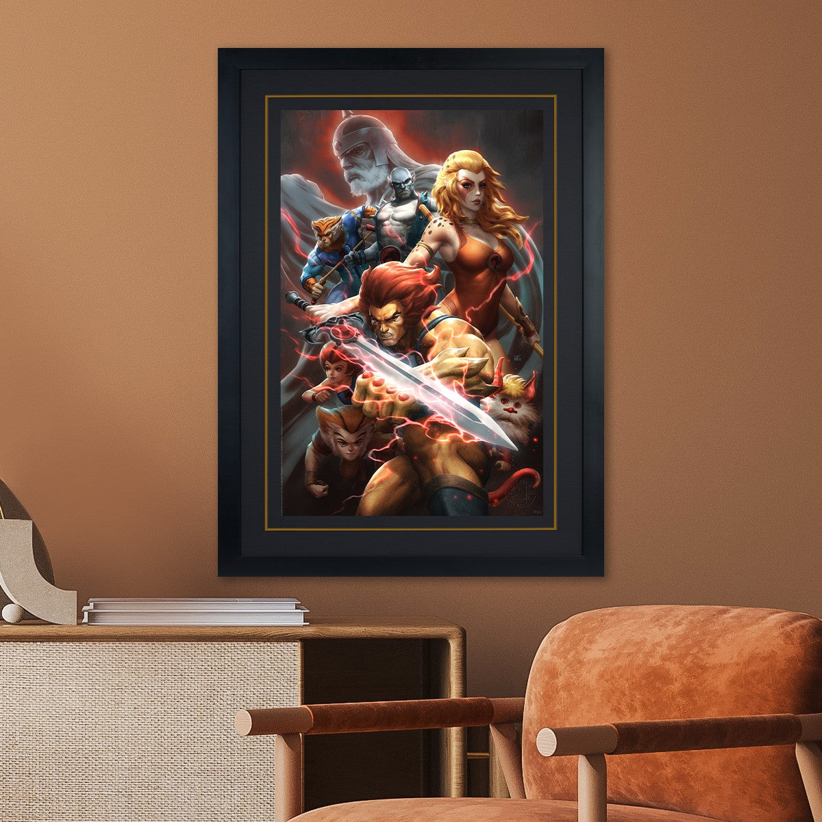 Thunder, Thunder, Thundercats! Lion-O Cheetara Art Print