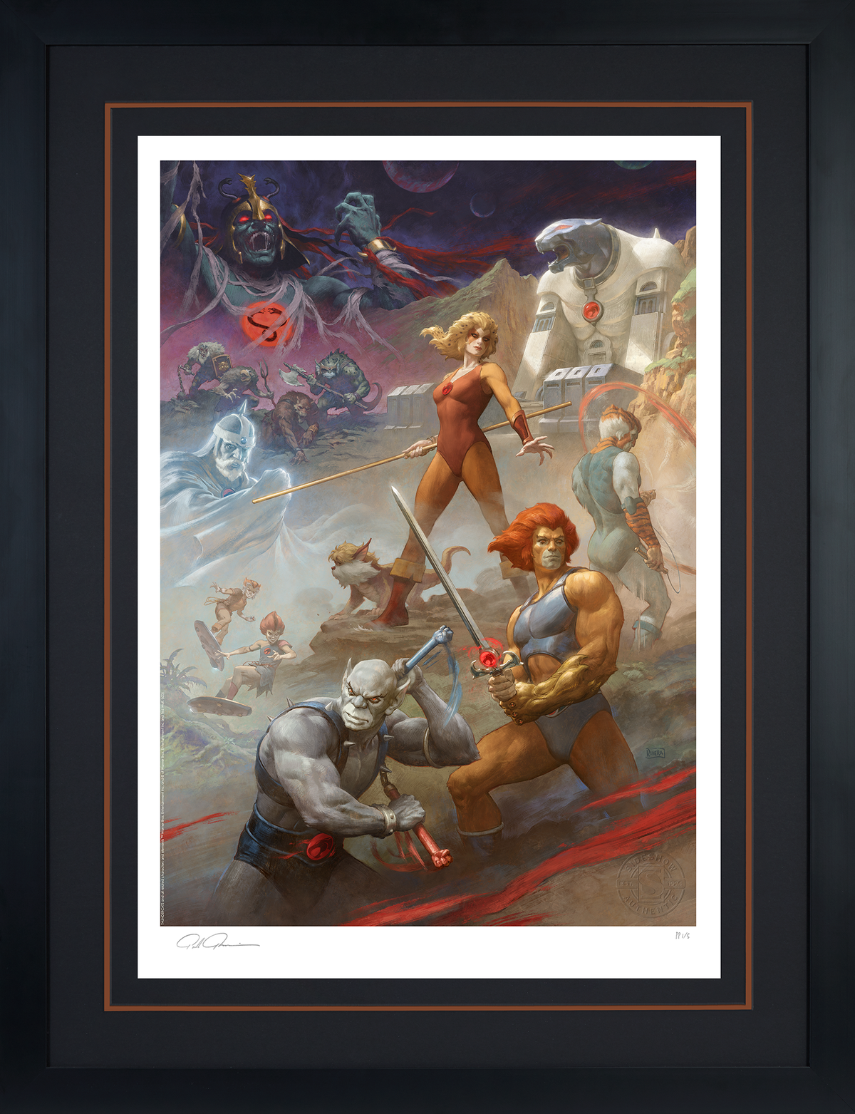 ThunderCats, Ho! Lion-O Mumm-Ra Cheetara Panthro Art Print