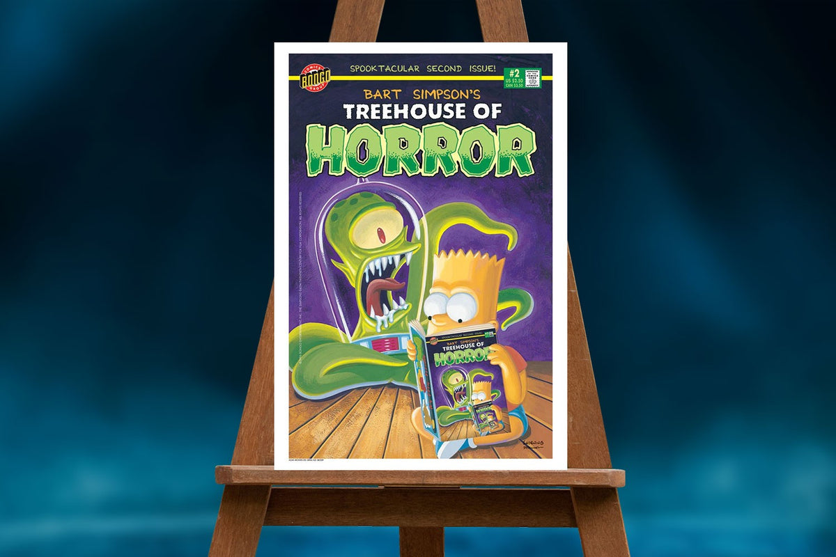 Treehouse of Horror #2 The Simpsons Bart Simpson Art Print