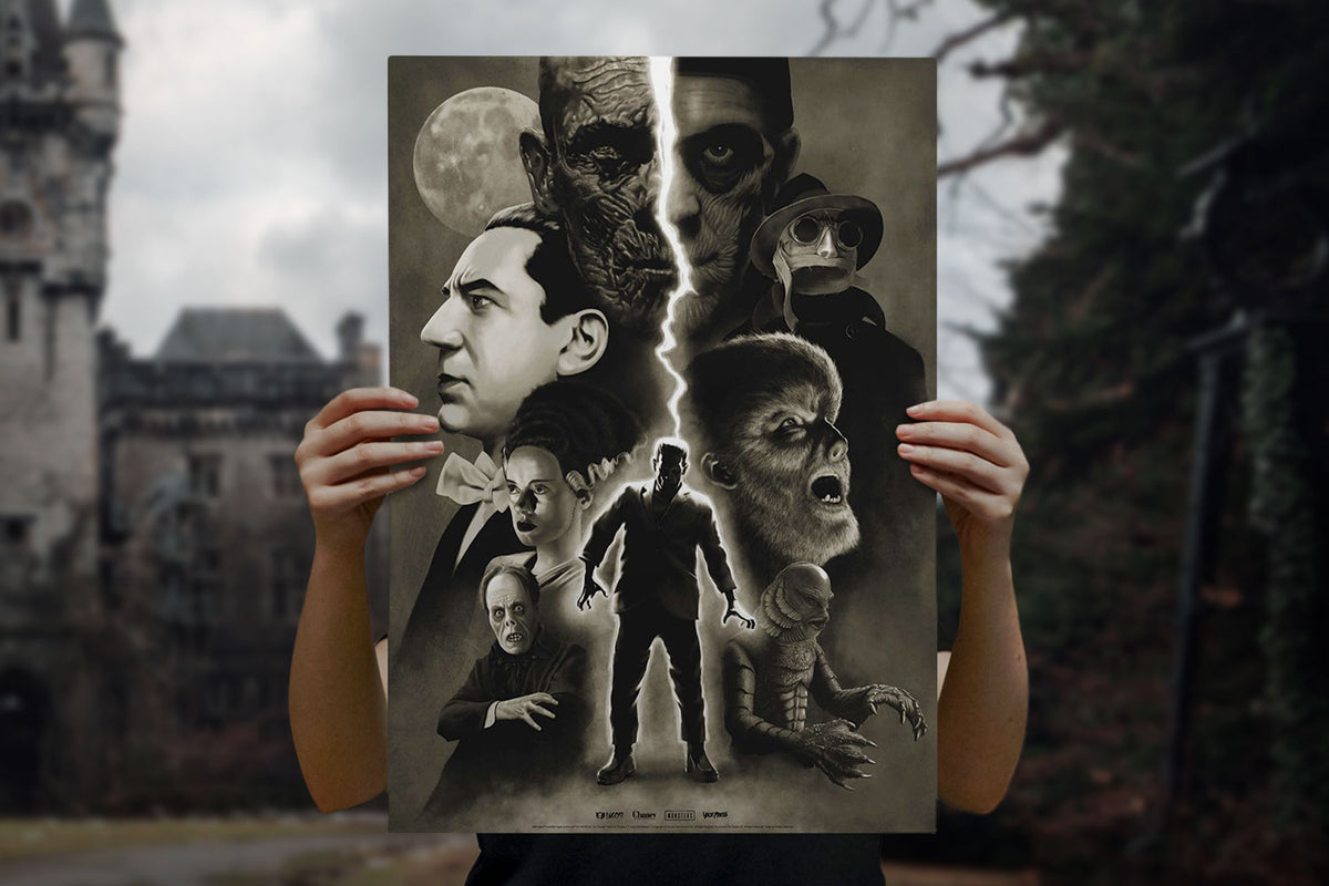 Universal Monsters - "Moonlight" Art Print