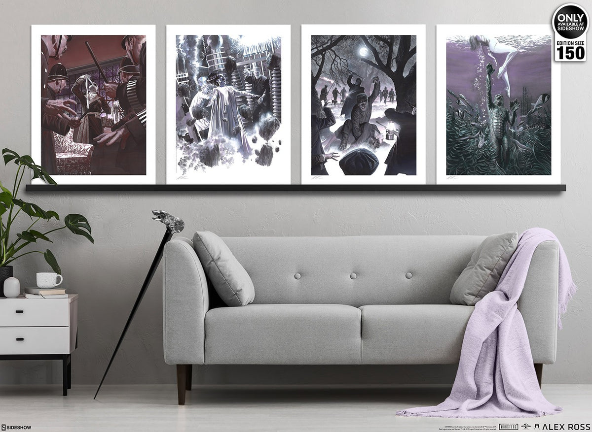 Universal Monsters Variant Set Art Print