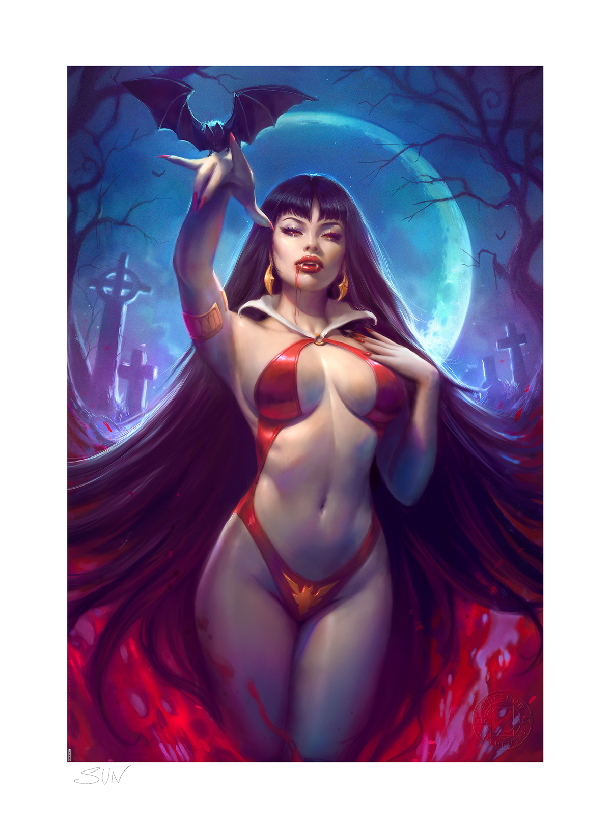 Vampirella Art Print