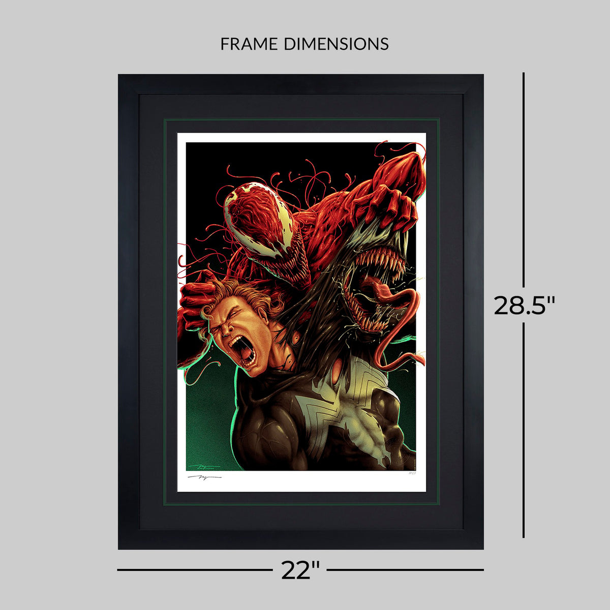 Venom: Carnage Unleashed Marvel Carnage Venom Art Print