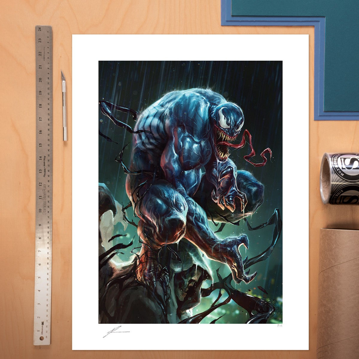 Venom Marvel Art Print
