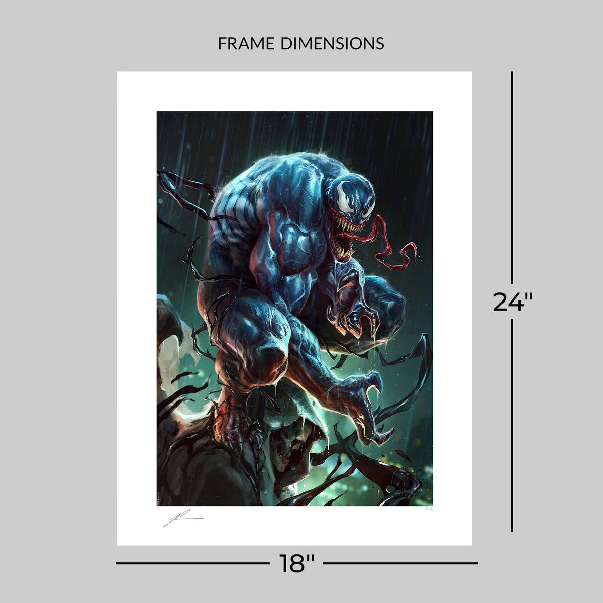 Venom Marvel Art Print