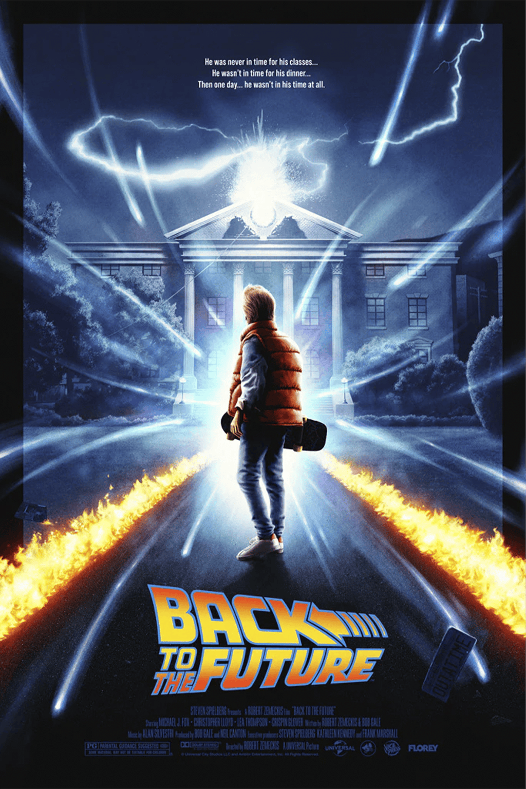 Back to the Future Marty McFly Movie Poster