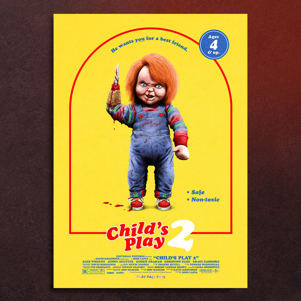 Child's Play 2 Chucky Movie Poster