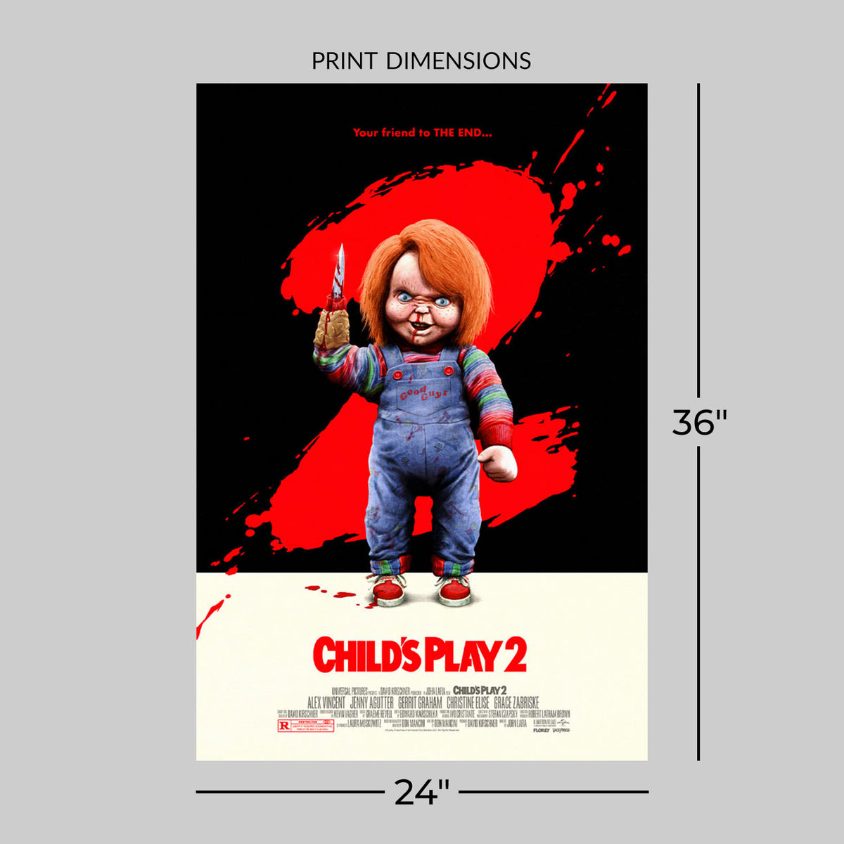 Child's Play 2 Chucky Movie Poster