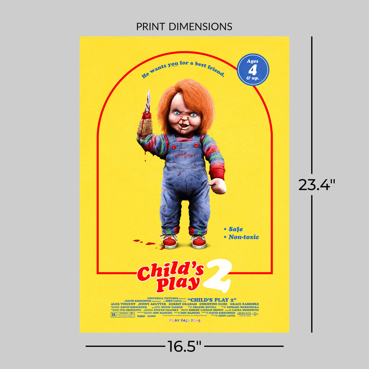 Child's Play 2 Chucky Movie Poster