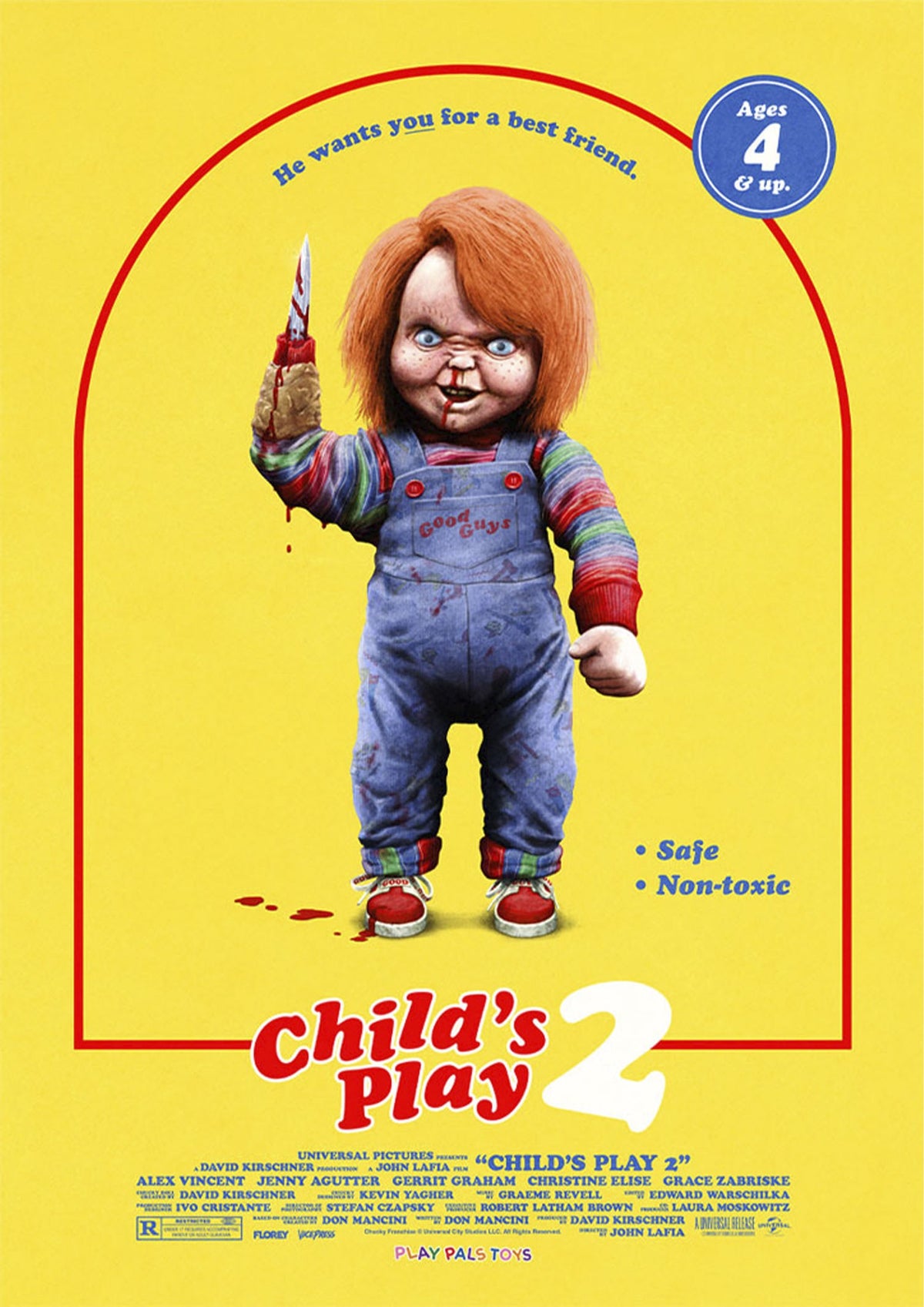 Child's Play 2 Chucky Movie Poster