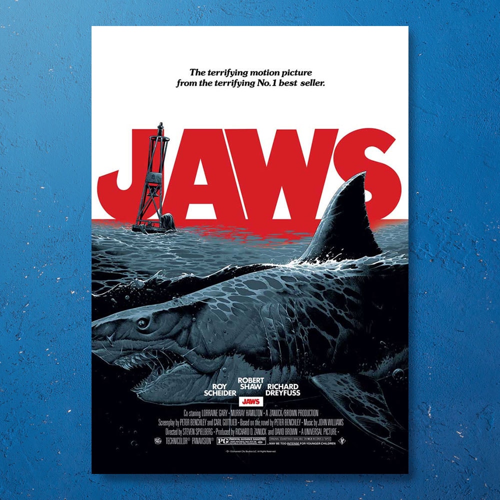 Jaws by Luke Preece Movie Poster