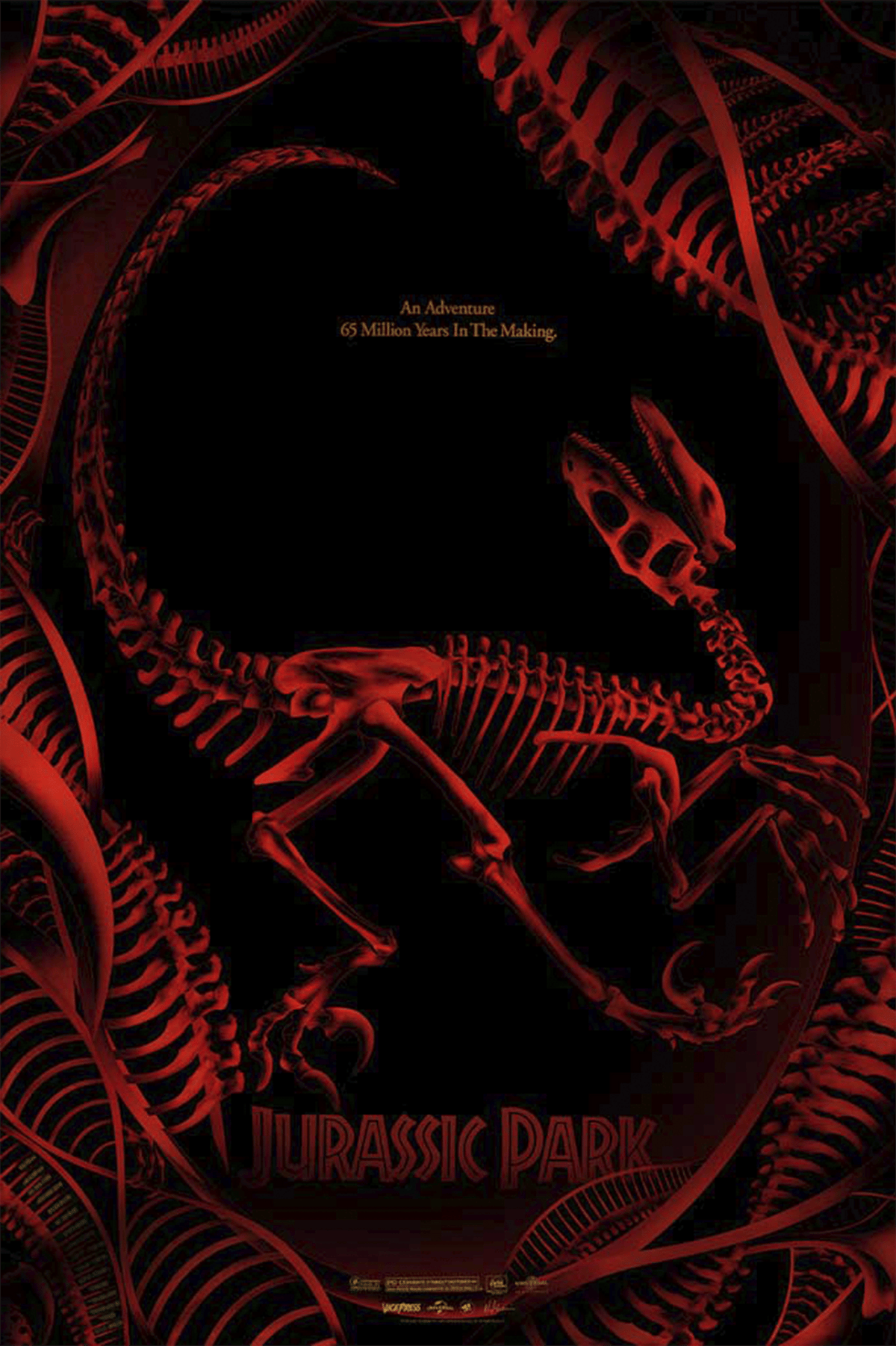 Jurassic Park Velociraptor Movie Poster