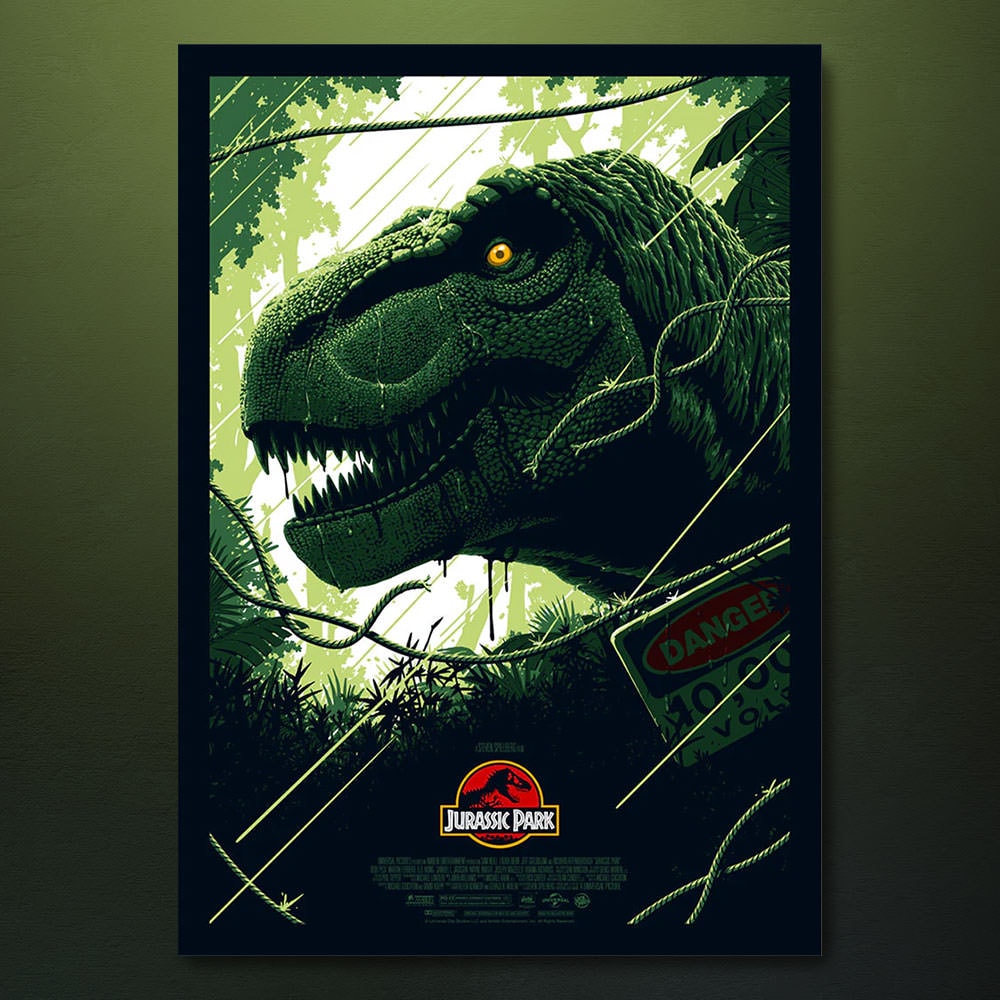 Jurassic Park - T-Rex Movie Poster