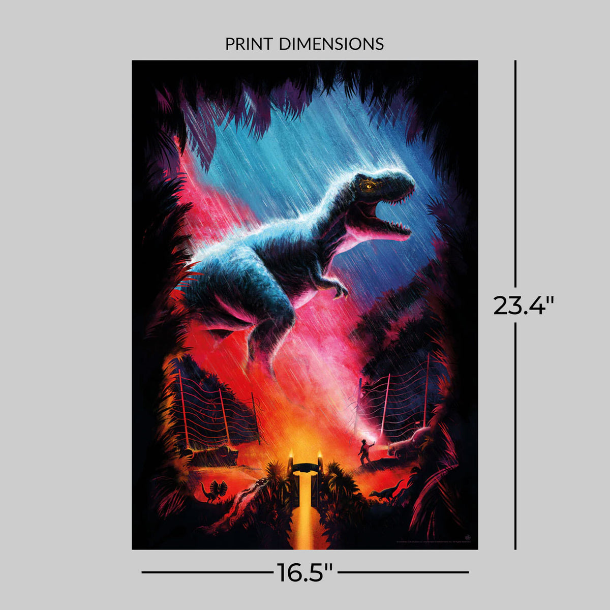 Jurassic Park - T-Rex Art Print