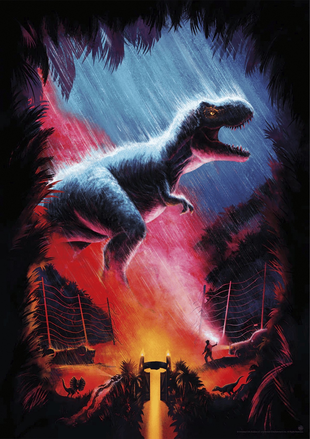 Jurassic Park - T-Rex Art Print