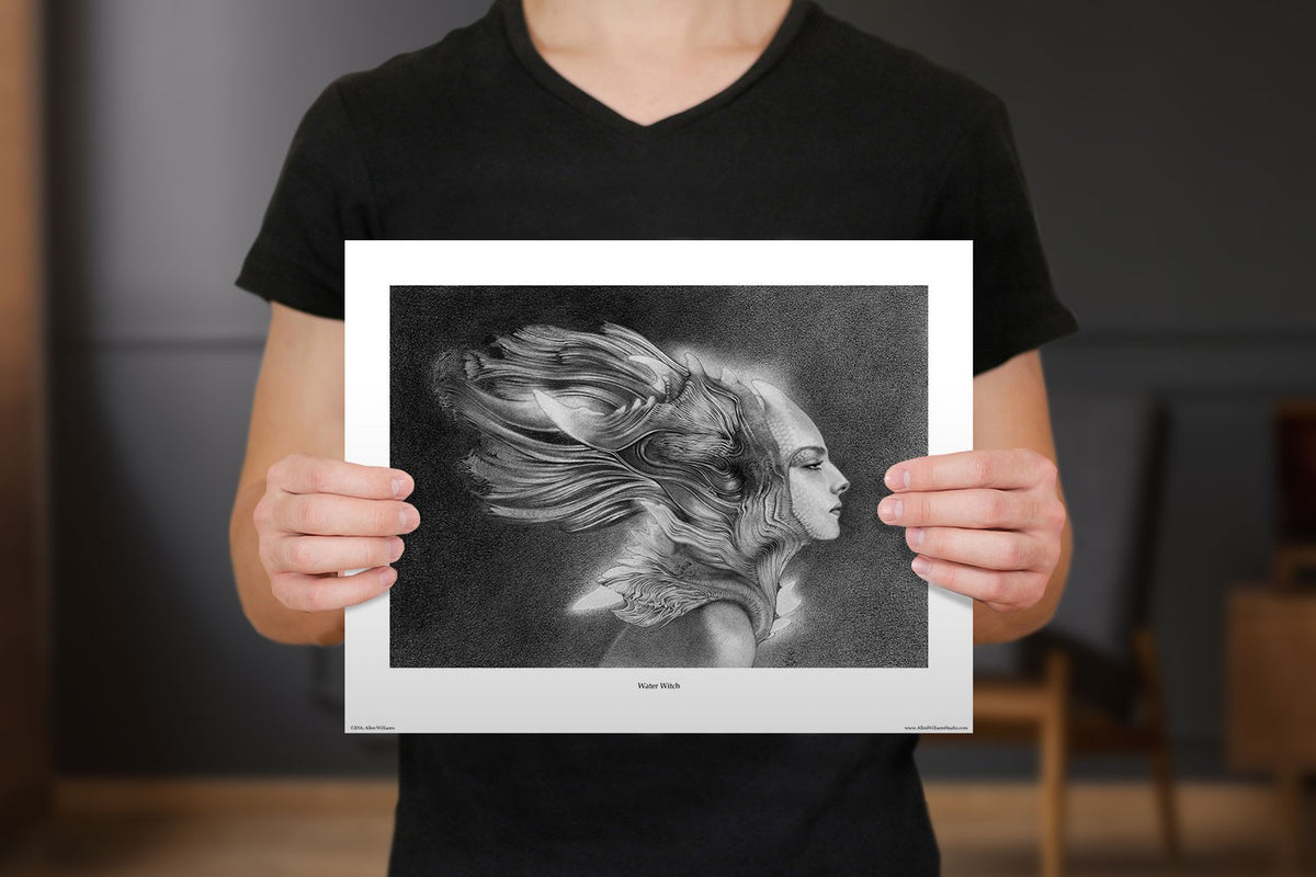 Water Witch Allen Williams Art Print
