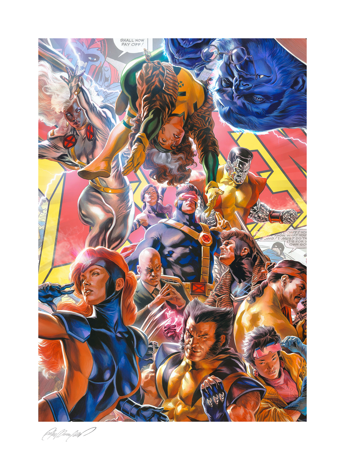 X-Men #1 Marvel Art Print