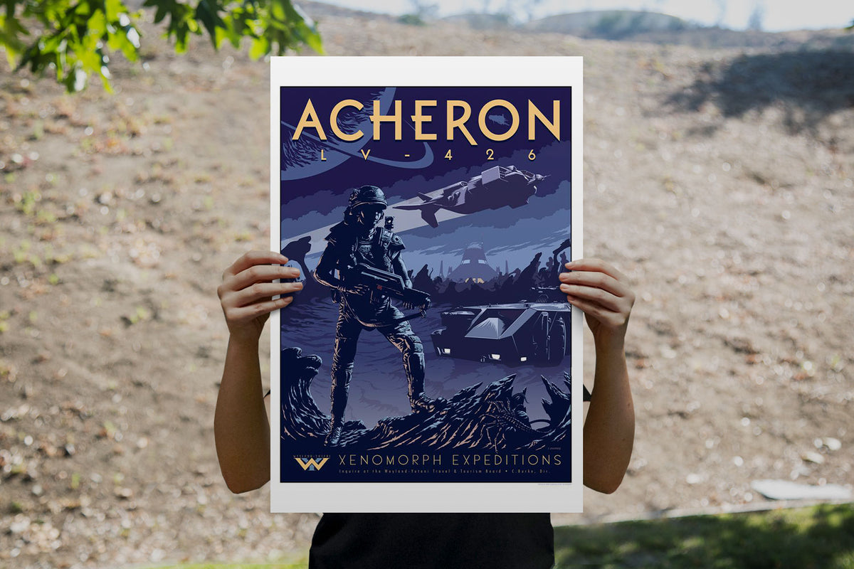 Xenomorph Expeditions Aliens Alien Predator Art Print
